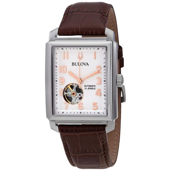 NWT Bulova Fashion Men's Automatic Steel Authentic Watch - Picture 1 of 3
